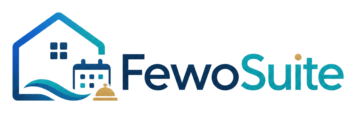 FewoSuite – Haus mit Kalender und Rezeptionsglocke
